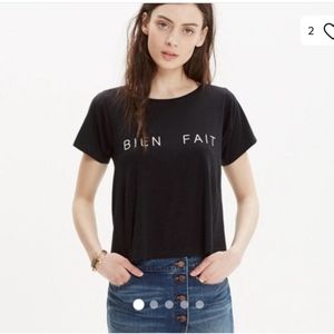 Madewell Bien Fait boxy tee